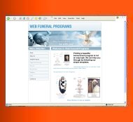 Web Funeral Programs
